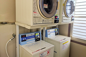 洗濯室・自動販売機あり